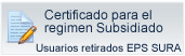Certificado de retiro EPS SURA